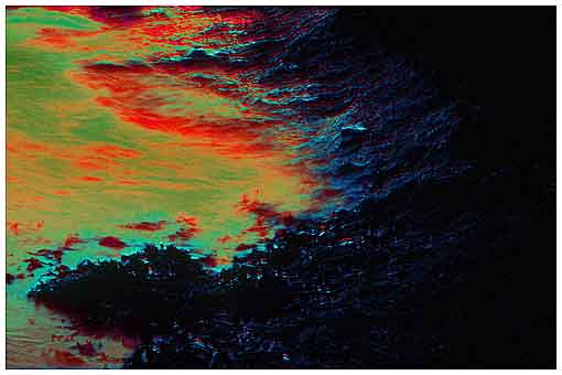 Far Side:  Breakers at Dusk